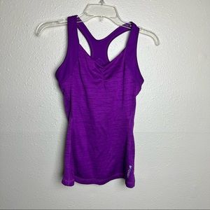 Reebok XS sport tank top purple